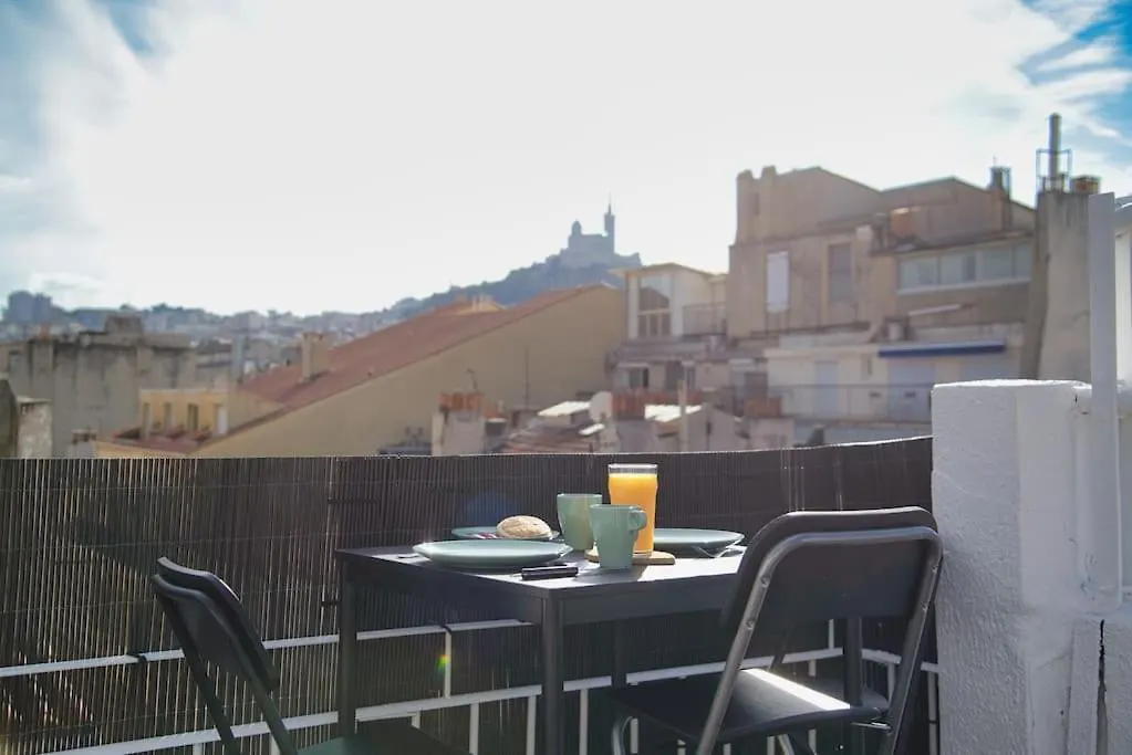 Apartmán Le Grand Marseillais Terrasse Vu Notre Dame Marseille 0*,  Francie