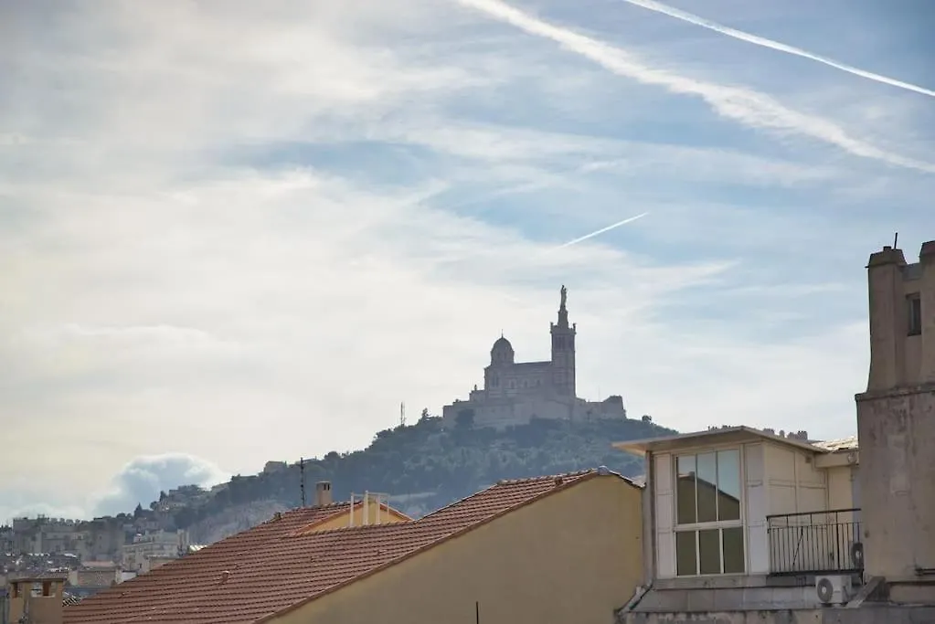 Apartmán Le Grand Marseillais Terrasse Vu Notre Dame Marseille 0*,